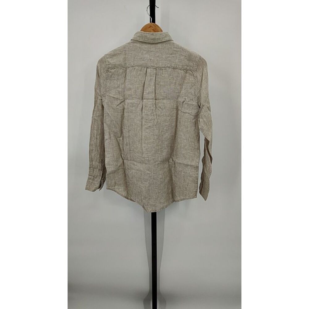 Quince 100% European Linen Long Sleeve Shirt Flax Sleeved Top XS - Picture 3 of 3